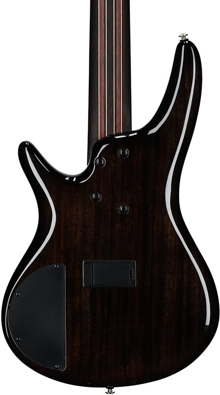 Ibanez SR2605 Premium Electric Bass, 5-String (with Gig Bag), Cerulean Blue Burst, Serial Number 241014105, Body Straight Back