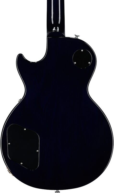 Gibson Les Paul Standard 50s Custom Color Electric Guitar, Figured Top (with Case), Blueberry Burst, Serial Number 224830310, Body Straight Back