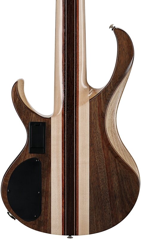 Ibanez BTB1836 Premium Electric Bass, 6-String (with Gig Bag), Natural Shadow, Serial Number 241010036, Body Straight Back