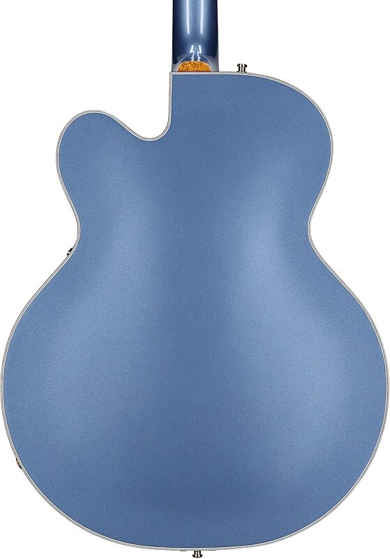 Gretsch Pro Series Falcon Electric Guitar (with Case), Cerulean Smoke, Serial Number JT24103596, Body Straight Back