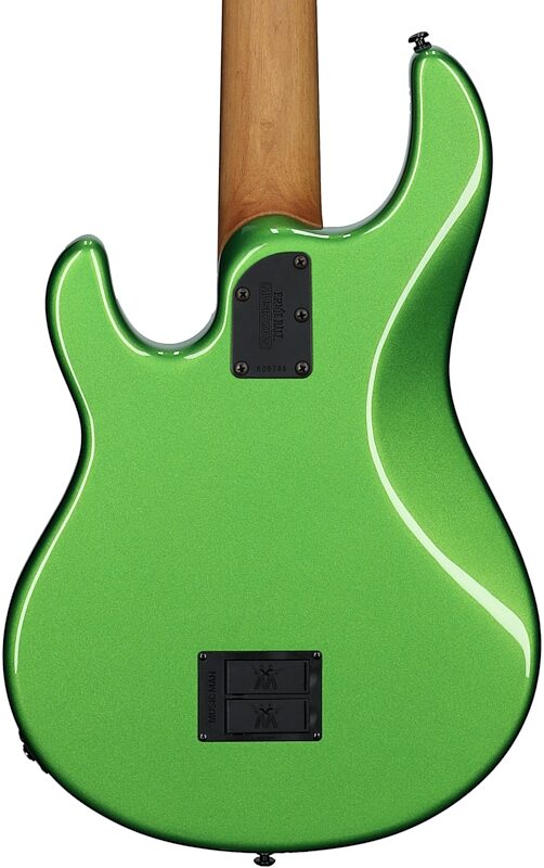 Ernie Ball Music Man StingRay 5 Special HH Electric Bass (with Case), Kiwi Green, Serial Number K06746, Body Straight Back
