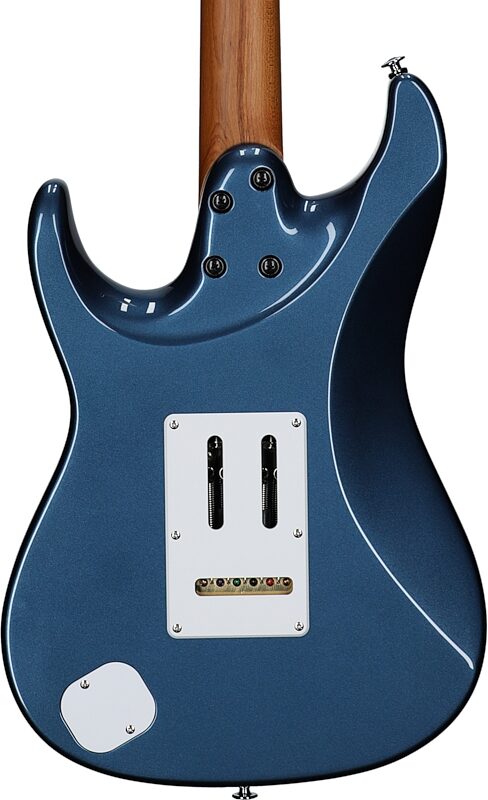 Ibanez AZ2204N Prestige Electric Guitar (with Case), Prussian Blue Metal, Serial Number 210002F2503271, Body Straight Back