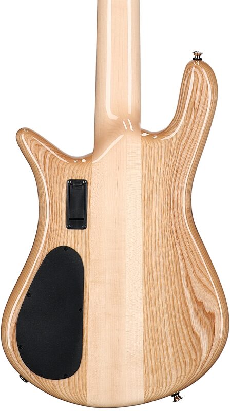 Spector Euro 5 Custom Bass Guitar (with Gig Bag), Natural Gloss, Serial Number ]C121NB22307, Body Straight Back