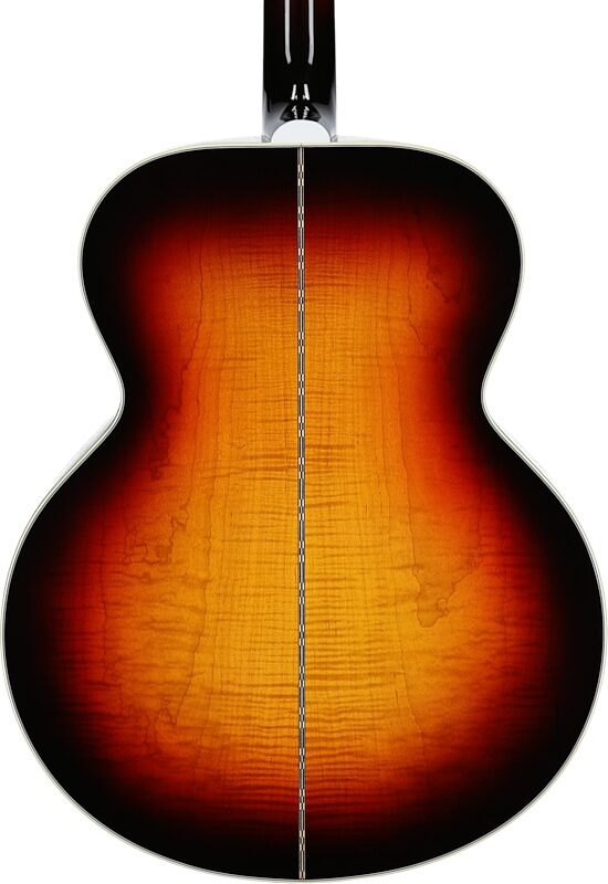 Gibson SJ-200 Standard Maple Jumbo Acoustic-Electric Guitar (with Case), Tri-Burst, Serial Number 20085063, Body Straight Back
