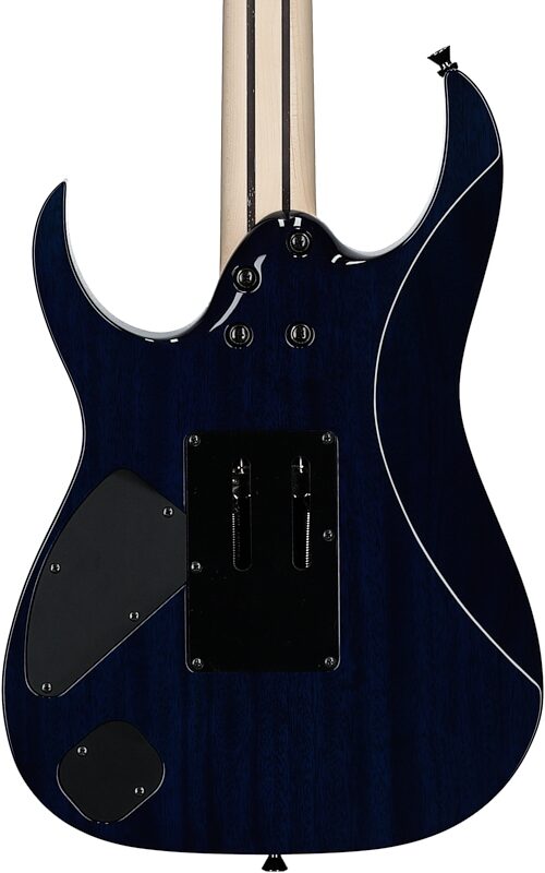 Ibanez RG8570 J Custom Electric Guitar (with Case), Royal Blue Sapphire, Serial Number 210006F2412589, Body Straight Back