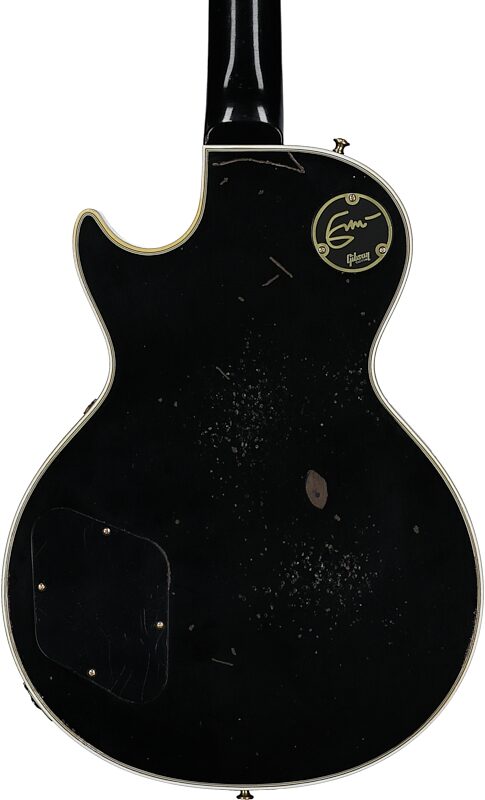 Gibson Custom Shop Eric Clapton 1958 Les Paul Custom Electric Guitar, Ebony, Serial Number EC 052, Body Straight Back