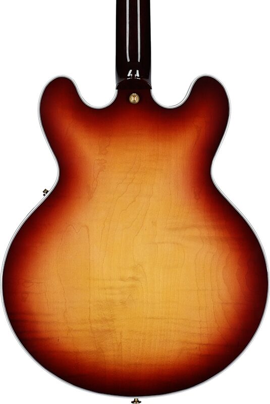 Gibson ES-335 Supreme Figured Top Electric Guitar (with Case), Bourbon Burst, Serial Number 226240208, Body Straight Back