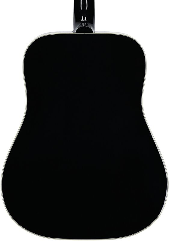 Gibson Hummingbird Custom Acoustic-Electric Guitar (with Case), Ebony, Serial Number 20304013, Body Straight Back