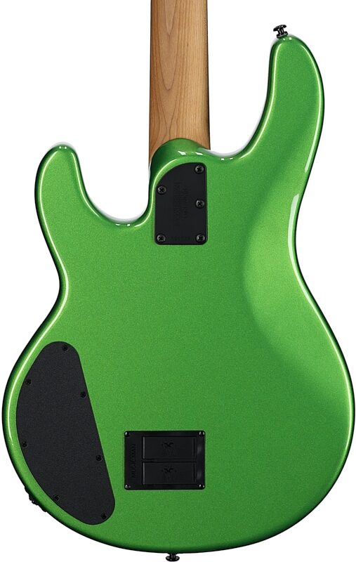 Ernie Ball Music Man StingRay Special HH Electric Bass (with Case), Kiwi Green, Serial Number K06638, Body Straight Back