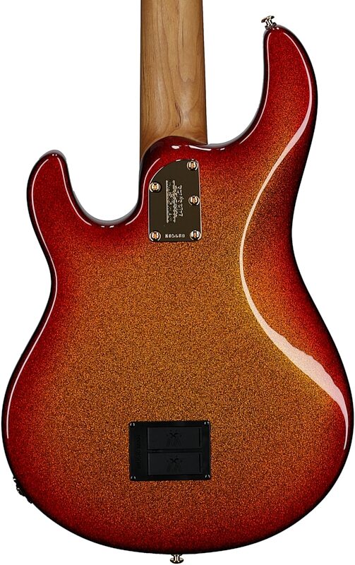 Ernie Ball Music Man StingRay 5 Special HH Electric Bass (with Case), Cherry Punch, Ebony Fretboard, Serial Number K05680, Body Straight Back
