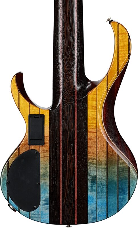 Ibanez Premium BTB1936 Bass Guitar (with Gig Bag), Sunset Fade Low Gloss, Serial Number 241203022, Body Straight Back