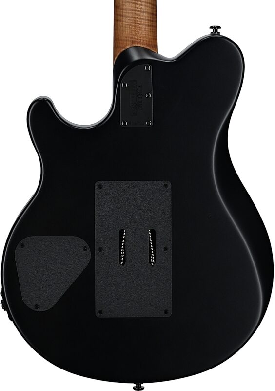 Ernie Ball Music Man Axis Electric Guitar (with Mono Gig Bag), Charcoal Cloud Quilt, with Mono Gig Bag, Serial Number H06732, Body Straight Back