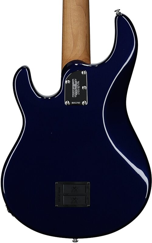 Ernie Ball Music Man StingRay 5 Special HH Electric Bass (with Case), Butane Blue, Serial Number K05797, Body Straight Back