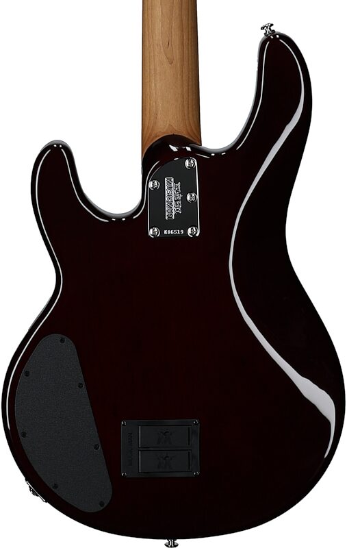 Ernie Ball Music Man StingRay Special HH Electric Bass (with Case), Oxblood, Serial Number K06519, Body Straight Back