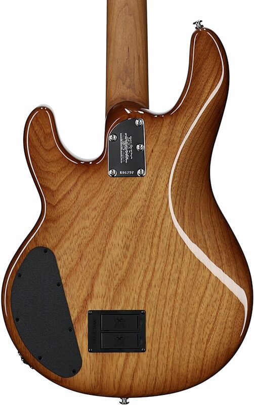 Ernie Ball Music Man StingRay Special HH Electric Bass (with Case), Hot Honey, Serial Number K06297, Body Straight Back