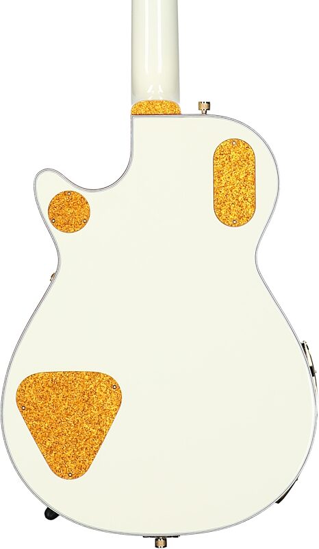 Gretsch G6134T58 Vintage Select 58 Electric Guitar (with Case), Penguin White, Serial Number JT25010143, Body Straight Back