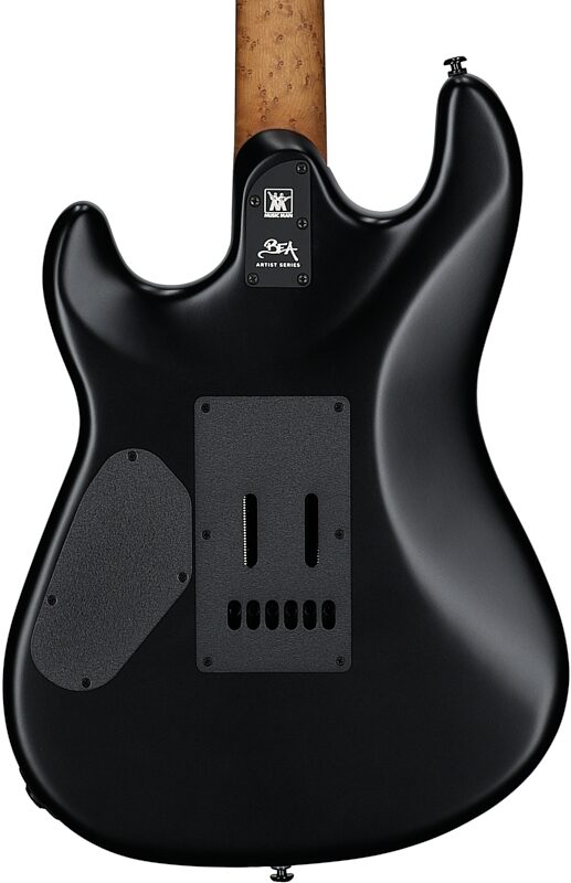 Ernie Ball Music Man Rabea Massaad Sabre Electric Guitar (with Case), Emerald Hill Burst, Serial Number S11996, Body Straight Back