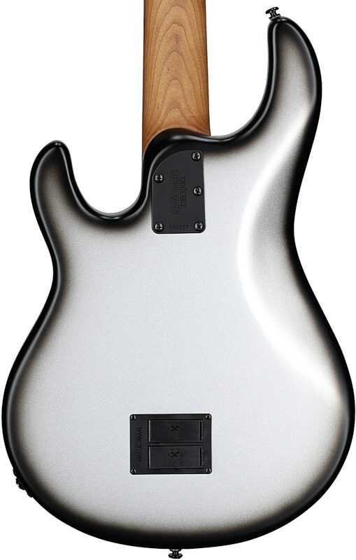 Ernie Ball Music Man StingRay 5 Special Electric Bass, 5-String (with Case), Black Rock, Serial Number K06527, Body Straight Back