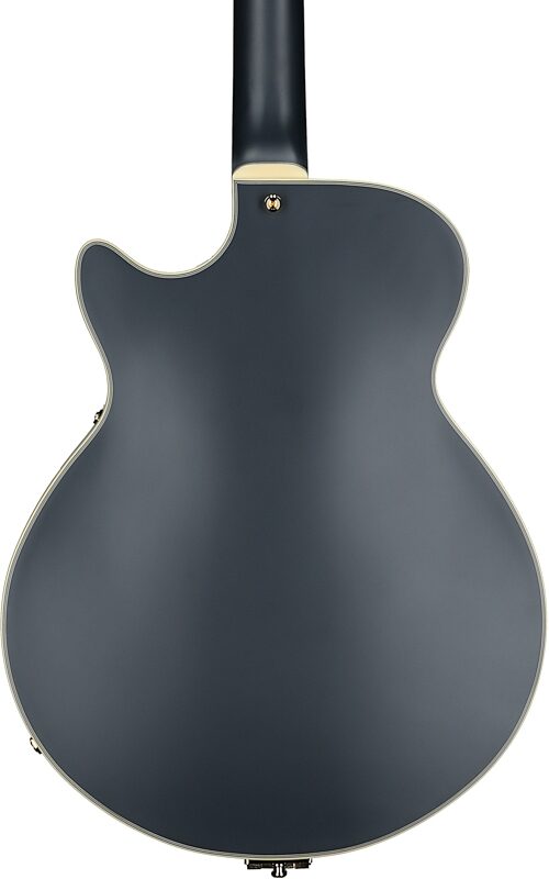 D'Angelico Deluxe Bobby Weir 3 Electric Guitar, Matte Stone, Serial Number W2401295, Body Straight Back