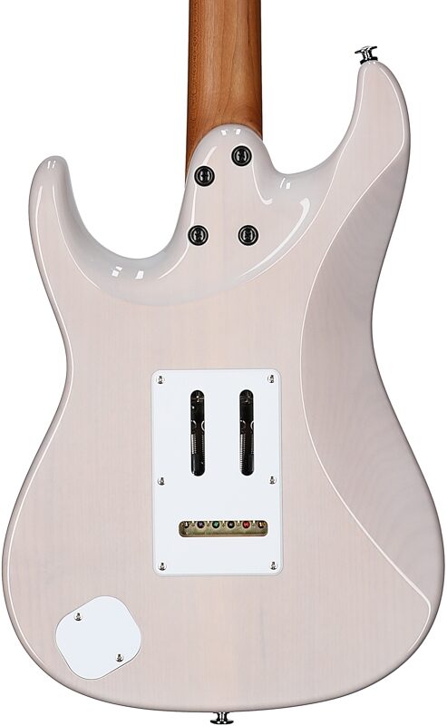 Ibanez AZ2204N Prestige Electric Guitar (with Case), Antique White Blonde, Serial Number 210002F2500140, Body Straight Back