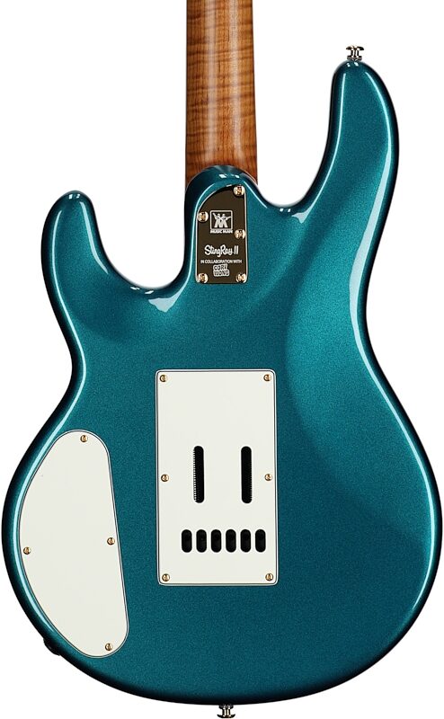 Ernie Ball Music Man StingRay II Cory Wong Deluxe Electric Guitar, Pine Green, Serial Number S12335, Body Straight Back