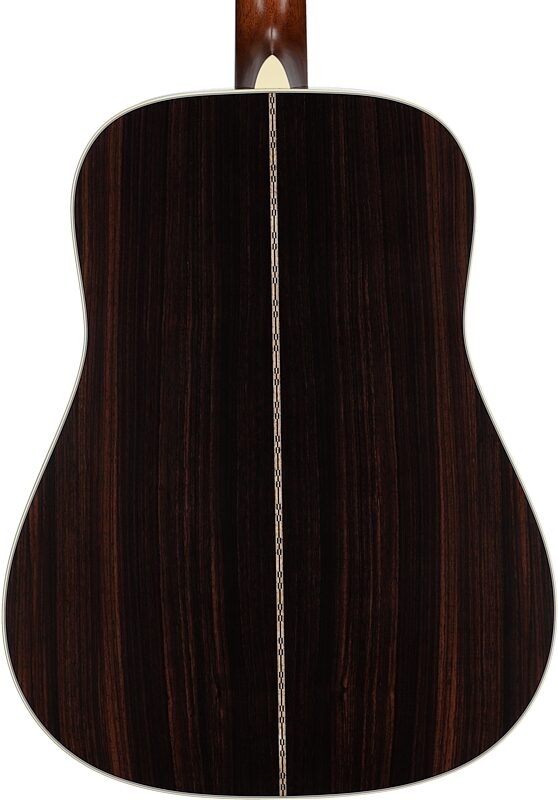 Martin D-28 Satin Acoustic Guitar (with Case), Burst, Serial Number M2939889, Body Straight Back