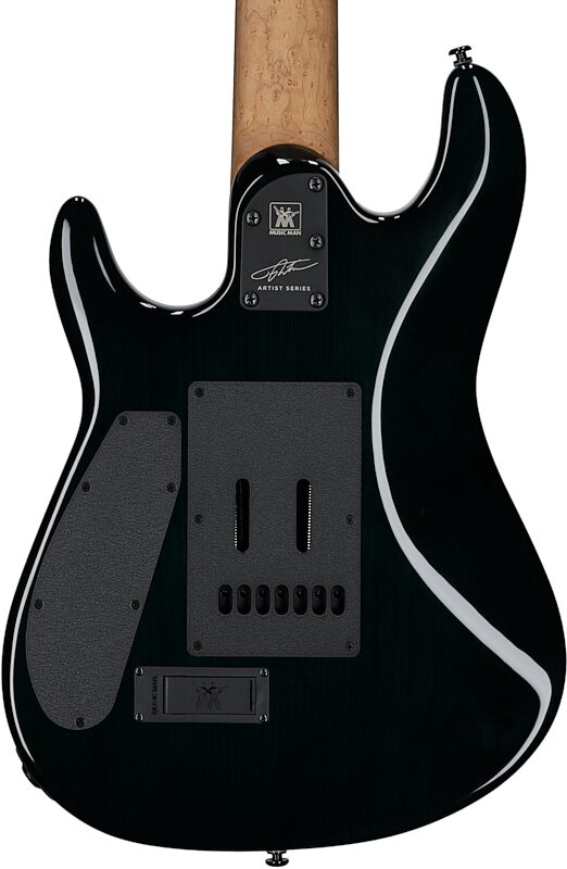 Ernie Ball Music Man Jason Richardson Cutlass HT Electric Guitar, 7-String (with Gig Bag), Kokiri Forest Green, Serial Number S11476, Body Straight Back