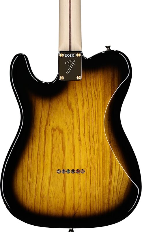 Fender Richie Kotzen Telecaster Electric Guitar (Maple Fingerboard), Brown Sunburst, Serial Number JD24029222, Body Straight Back