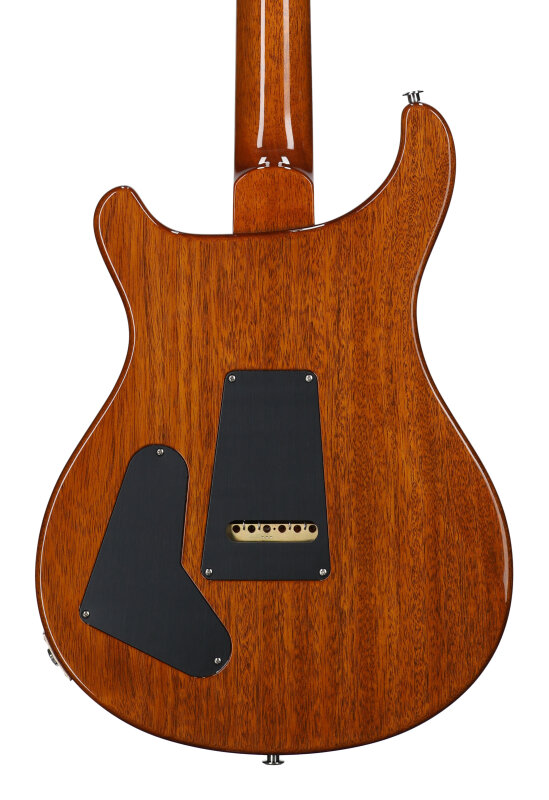 PRS Paul Reed Smith Special Semi-Hollowbody Electric Guitar (with Case), Black Gold, Serial Number 0408467, Body Straight Back