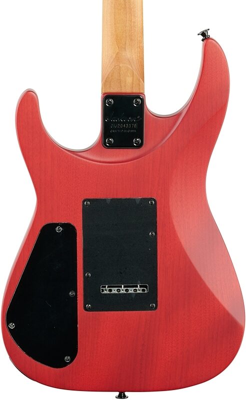 Jackson JS Dinky JS24DKAM Electric Guitar, Red Stain, Body Straight Back