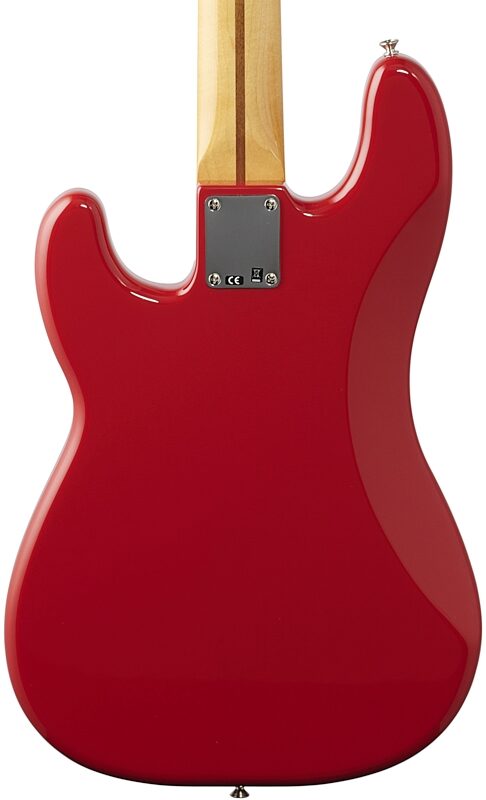 Fender Vintera '50s Precision Electric Bass, Maple Fingerboard (with Gig Bag), Dakota Red, Body Straight Back