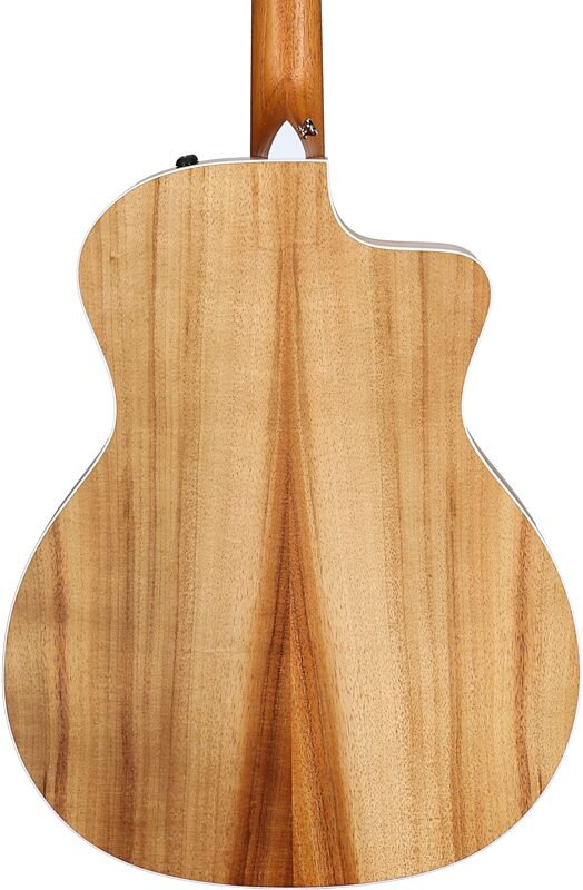 Taylor 214ce-K Grand Auditorium Acoustic-Electric Guitar, Left-Handed (with Gig Bag), Natural, Body Straight Back