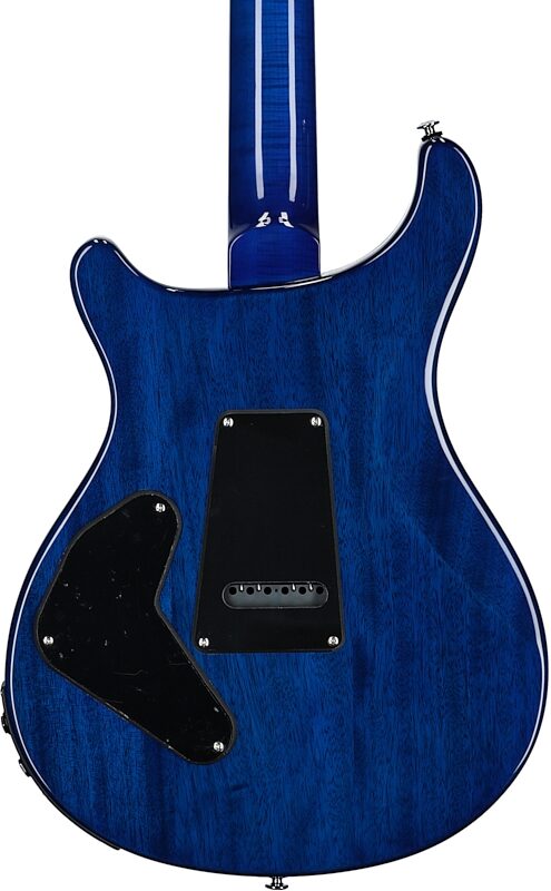 PRS Paul Reed Smith SE Custom 24 Semi-Hollow Piezo Electric Guitar (with Gig Bag), Lake Blue, Body Straight Back