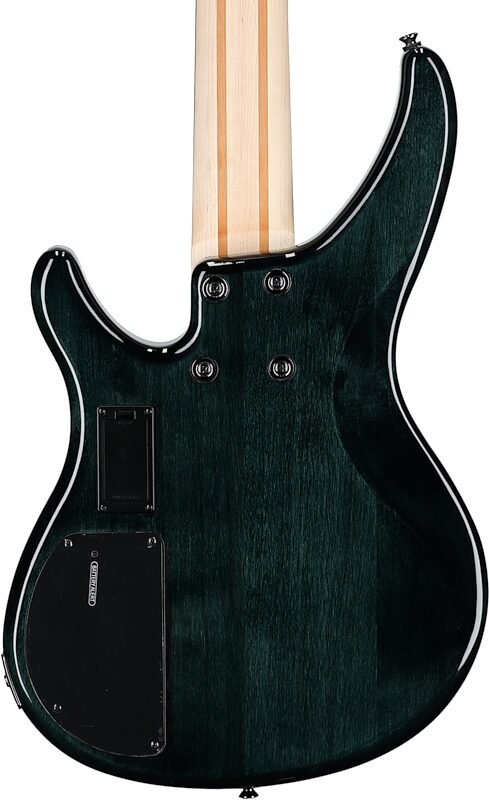 Yamaha TRBX605FM Electric Bass, 5-String, Indigo Blue, Body Straight Back