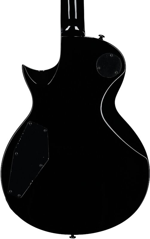 ESP LTD EC-256FM Electric Guitar, Silver Sunburst Teardrop, Body Straight Back