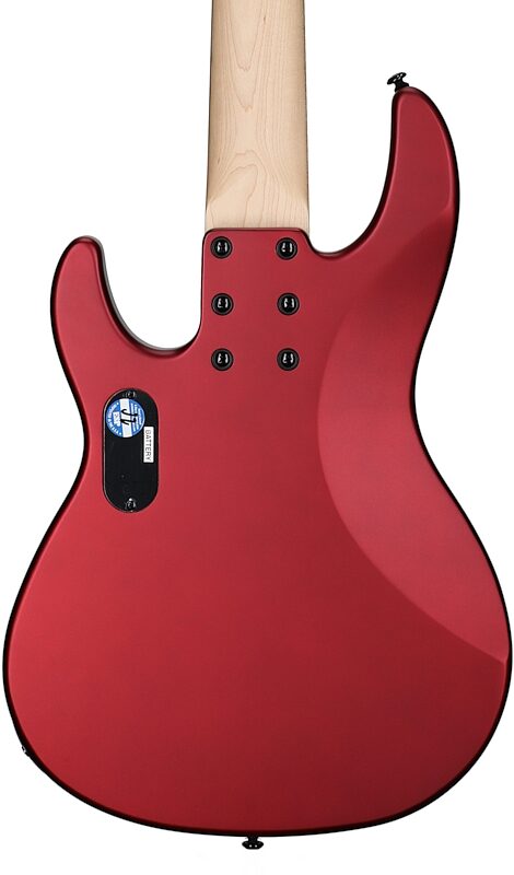 ESP LTD AP-5 Electric Bass, 5-String, Candy Apple Red Satin, Blemished, Body Straight Back