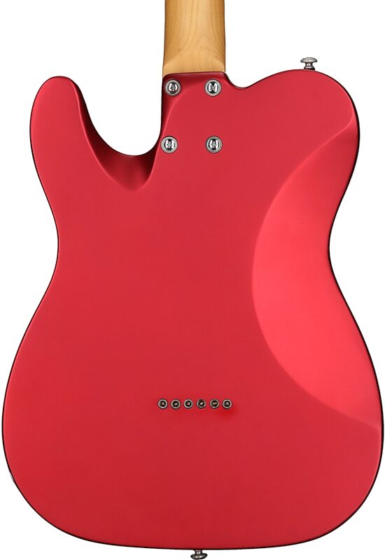 Schecter PT Special Electric Guitar, Satin Candy Apple Red, Body Straight Back