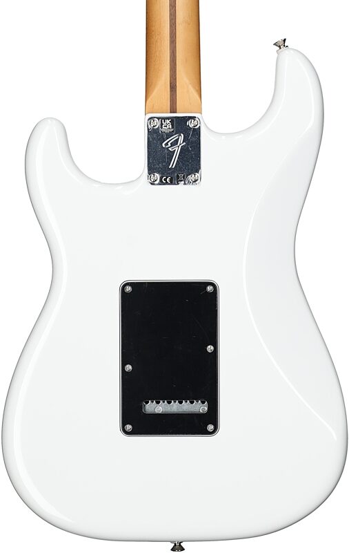 Fender Player II Stratocaster Electric Guitar, with Maple Fingerboard, Polar White, Body Straight Back