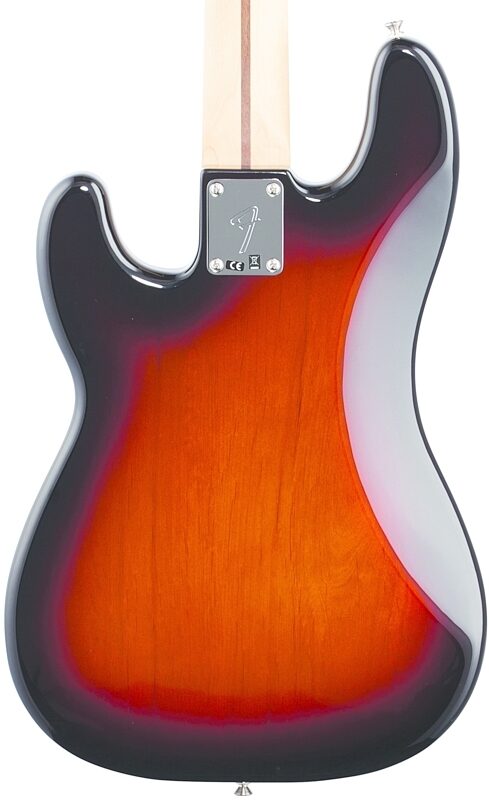 Fender Player Precision Electric Bass, with Pau Ferro Fingerboard, 3-Color Sunburst, Body Straight Back