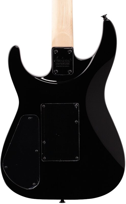 Jackson JS Series Dinky Arch Top JS32Q DKA Electric Guitar, Amaranth Fingerboard, Transparent Black, Body Straight Back