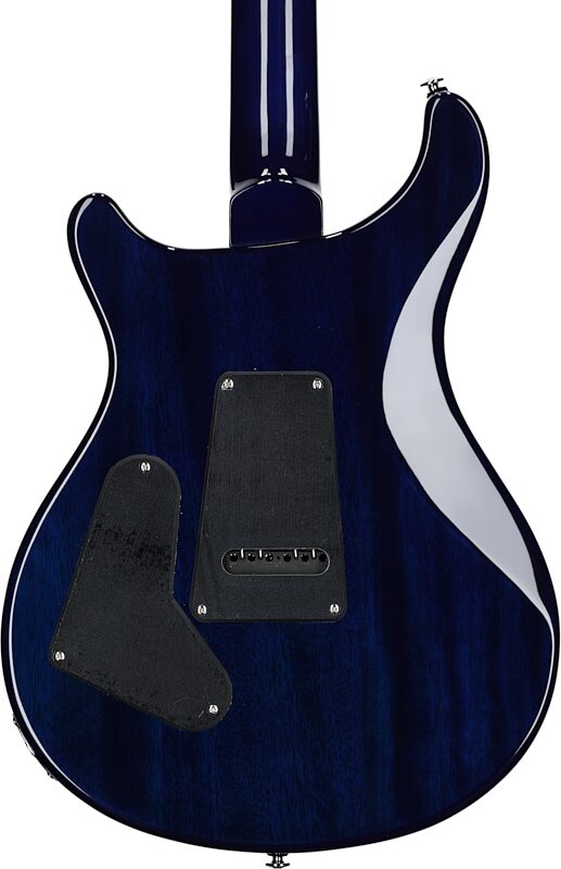 PRS Paul Reed Smith SE Standard 24-08 Electric Guitar (with Gig Bag), Translucent Blue, Body Straight Back