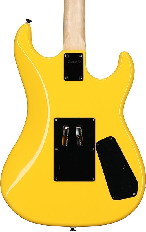 Kramer Baretta Original Series Electric Guitar, Left-Handed, Bumblebee Yellow, Body Straight Back