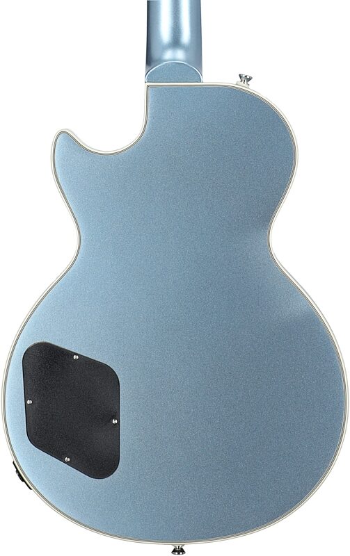Epiphone Jared James Nichols "Blues Power" Les Paul Custom Electric Guitar (with Case), Aged Pelham Blue, Body Straight Back