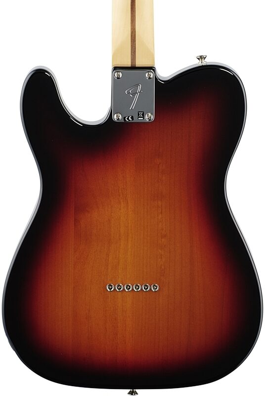 Fender Player Telecaster Electric Guitar, Maple Fingerboard, 3-Color Sunburst, Body Straight Back