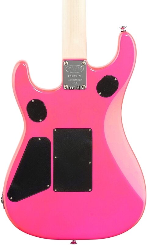 EVH Eddie Van Halen 5150 Series Standard Electric Guitar, Neon Pink, with Maple Fingerboard, Body Straight Back