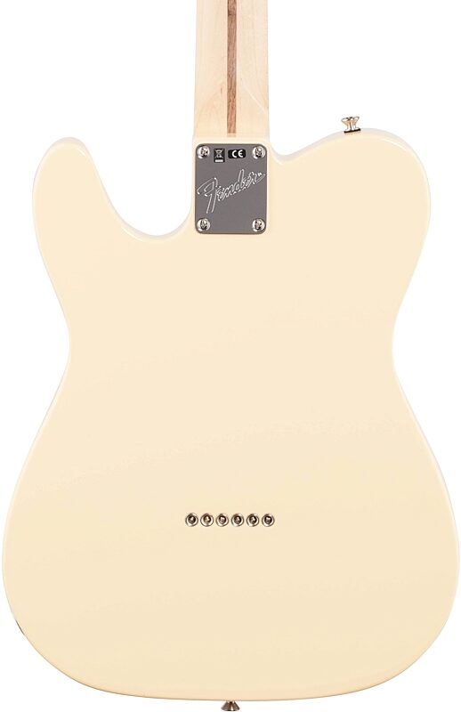 Fender American Performer Telecaster Electric Guitar, Maple Fingerboard (with Gig Bag), Vintage White, Body Straight Back