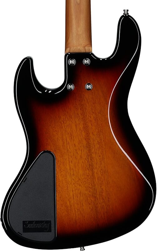 Sadowsky MetroExpress MV4 Electric Bass, Morado Fingerboard (with Gig Bag), Sunburst, Body Straight Back