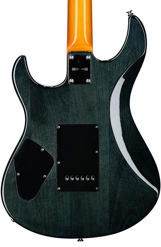 Yamaha Pacifica 612VIIFMX Electric Guitar, Indigo Blue, Body Straight Back