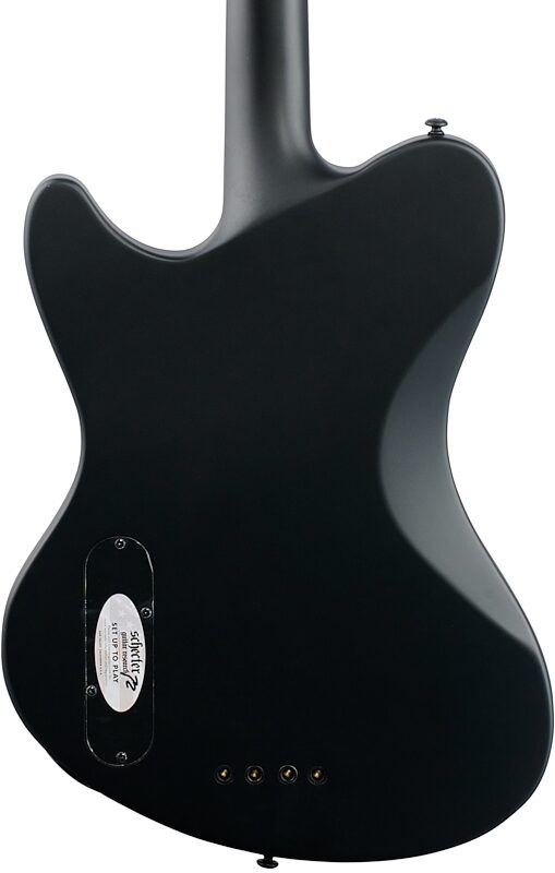 Schecter Ultra Electric Bass, Satin Black, Body Straight Back