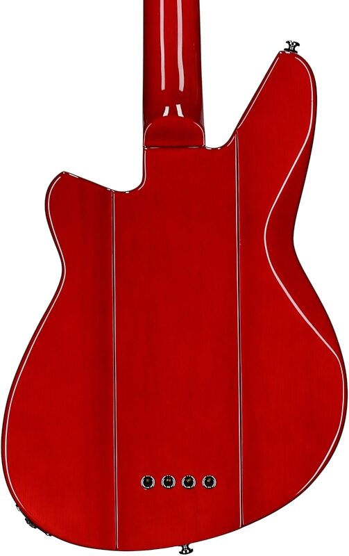 Reverend Sentinel Electric Bass, Transparent Cherry, Body Straight Back